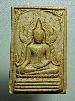 พระพุทธชินราช เนื้อผง รุ่นแรก หลวงพ่อคูณ ออกวัดแจ้งนอก ปี 2512 #lnw392