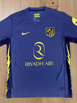 เสื้อฟุตบอลเเอตเลติโก้ มาดริด เยือน สีกรม Fans Edition เกรดแฟนบอล 2025