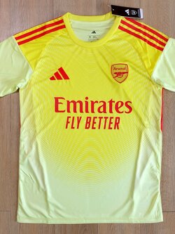 มาใหม่ เสื้อฟุตบอล อาร์เซนอล ประตู ARS Soccer Jersey Fans Edition เกรดแฟนบอล 2025