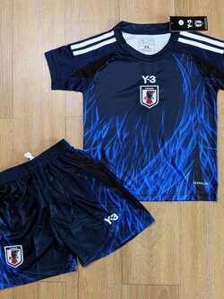 ชุดฟุตบอลเด็ก – ทีมชาติญี่ปุ่น สีน้ำเงิน Fans Edition เกรดแฟนบอล 2024