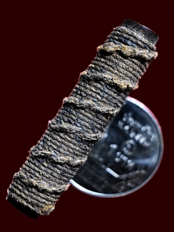 ตะกรุด แกนในทองแดง ถักเชือกลงรักบางๆ ไม่ทราเกจิ #lnw391