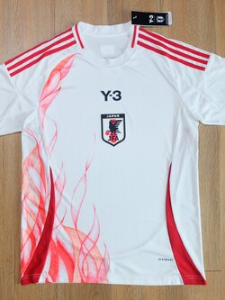 2024-25 เสื้อฟุตบอลทีมชาติญี่ปุ่น สีขาว สำหรับผู้ชาย Fans Edition เกรดแฟนบอล Size S-2XL