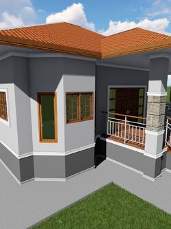 แบบบ้านชั้นเดียว A03