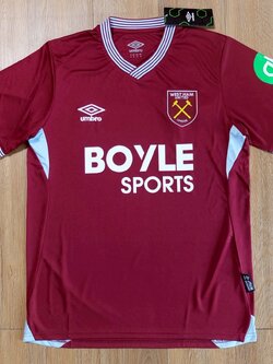 มาใหม่เสื้อฟุตบอล เวสเเฮม เหย้า เกรดแฟนบอล 2025