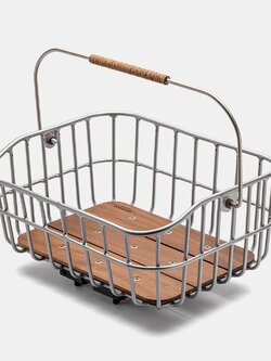 ตะกร้าจักรยานสำหรับติดกับแร็คหน้า Brooks Peckham Low Basket