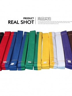 (พร้อมส่ง) สายเทควันโด Taekwondo TCD10011-1 สีล้วน