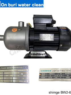 ปั๊ม Multistage แนวนอน SHIMGE BW 2-6 1HP (220V)