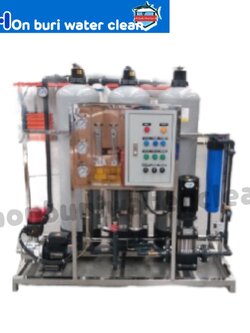 เครื่องผลิตน้ำอาร์โอ (RO) อุตสาหกรรม กำลังการผลิต 6Q ต่อวัน + Pretreatment