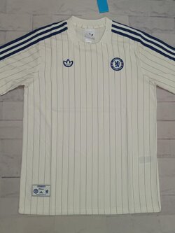 เสื้อฟุตบอล Terrace Icons ปี 2025/26 สโมสรเชลซี สีขาว เกรดแฟนบอล พรีเมี่ยม💯