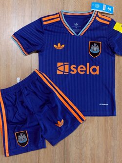 ชุดฟุตบอลเด็ก – 2025-26 ชุดฟุตบอลเด็กนิวคาสเซิล สีม่วง Fans Edition เกรดแฟนบอล Size 18-28