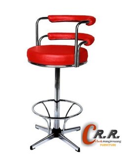 เก้าอี้บาร์ แดง