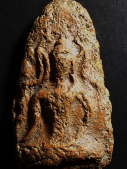 พระขุนแผนพลายคู่ตัดเดี่ยว พิมพ์หน้าเทวดา กรุวัดบ้านกร่าง สุพรรณบุรี #lnw312