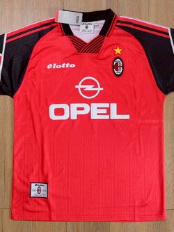 Retro เสื้อฟุตบอลย้อนยุค ทีมเอซี มิลาน เหย้า 1978-98 Retro AC MILAN Home 1978-98