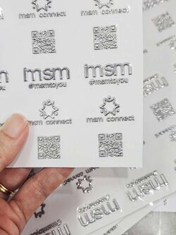 UV DTF Foil | สติกเกอร์ UV DTF ฟอยด์เงิน