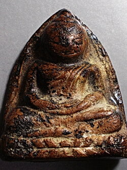 ลพ.โต สมาธิ เนื้อดิน กรุวัดตะไกร อยุธยา