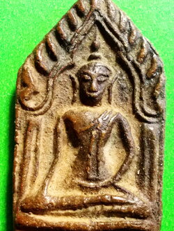 ขุนแผนห้าเหลี่ยม เนื้อดินเก่า ไม่ทราบที่ #lnw1014