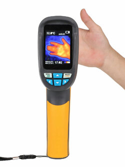 กล้องถ่ายความร้อน (Thermal Imager) รุ่น HT-02D ย่านการวัด -20°C to +300°C