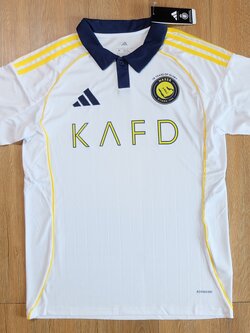 มาใหม่ เสื้อฟุตบอล แอล นาสเซอร์ สีขาว Fans Edition เกรดแฟนบอล 2025