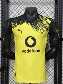 2025-26 เสื้อฟุตบอลดอทมุน สีเหลือง สำหรับผู้ชาย Player Edition เกรดนักเตะ Size S-2XL ส