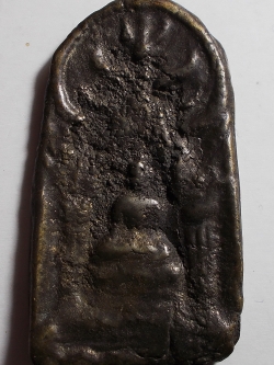 พระซุ้มร่มโพธิ์ (ฝักเพกา) เนื้อชิน กรุวัดมหาธาตุ จ.เพชรบูรณ์ #lnw157