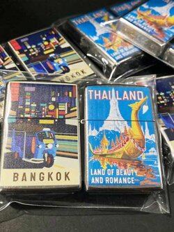 พิมพ์ไฟแช็ค zippo สกรีนไฟแช็ค รูปศิลปะ รูปสถานที่ท่องเที่ยว Classic