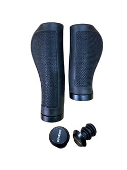 ปลอกแฮนด์ยาง Brooks Ergonomic Rubber Grips ขนาด 130/100 mm.