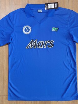 Retro เสื้อฟุตบอล นาโปลี ปี 1988-89 เกรด(AAA) Retro Napoli Home Kit