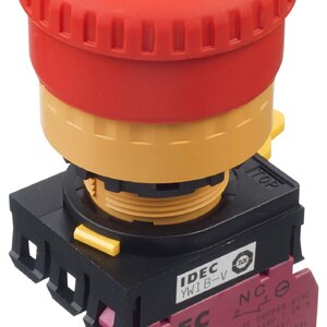 สวิตซ์ฉุกเฉิน (Emergency Stop) 1NC : IDEC YW1B-V4E01R