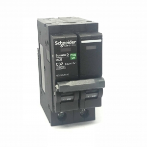 Schneider เมนเซอร์กิตเบรกเกอร์ QOVS 2Pole ขนาด 16-63A