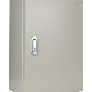 KBJC ตู้ไฟสวิทซ์บอร์ดแบบกันฝุ่นกันน้ำฝา 2 ชั้น ไม่มีหลังคา (ฝานอกทึบ)