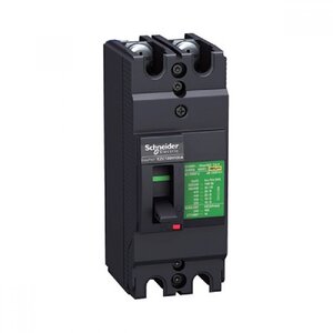 Schneider EZC100H เซอร์กิตเบรกเกอร์สวิตช์ตัดตอนอัตโนมัติ (MCCB) 2 โพล 30kA ขนาดเฟรม 100A EASYPACT (EZC)