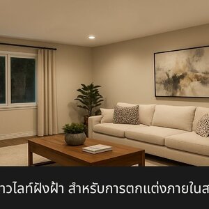 ประโยชน์ของดาวไลท์ฝังฝ้า สำหรับการตกแต่งภายในสมัยใหม่
