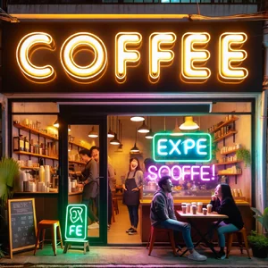 ป้ายไฟนีออนเฟล็กที่เปลี่ยนโชคชะตาของร้านอาหาร
