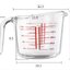 แก้วตวง 250 ml / 500 ml มีสเกลสีแดง แก้วตวงเนื้อหนาพิเศษ มีหูจับ และปากเทกันหก