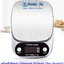 เครื่องชั่งดิจิตอล แป้นสแตนเลส (Ditital Kitchen Scale) 10 kg **แถมถ่าน** (เครื่องชั่งน้ำหนัก ตาชั่งดิจิตอล)