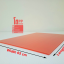 65 cm X 81 cm Orange หนา 4 mm